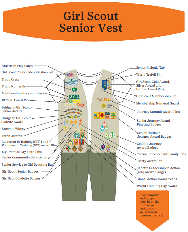 Girl Scout Senior Vest